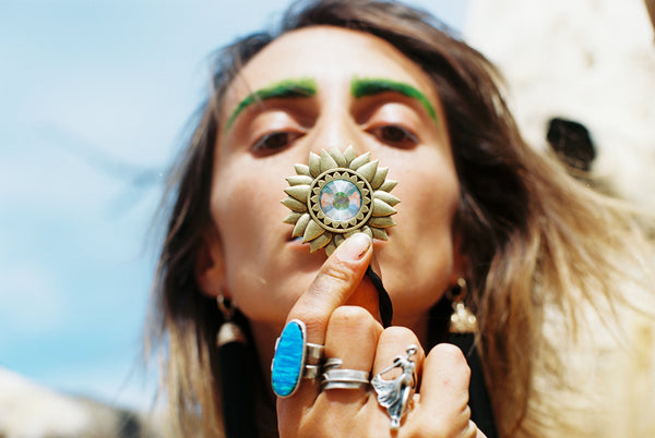 Wild Flower Eye - 18mm Crystal Lens - FUTURE EYES