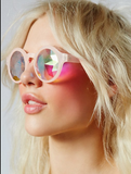 KALEIDOSCOPE GLASSES - CRYSTAL LENS - PINK - FUTURE EYES