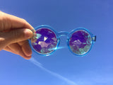 KALEIDOSCOPE GLASSES - CRYSTAL LENS - BLUE - FUTURE EYES