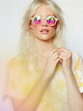 KALEIDOSCOPE GLASSES - CRYSTAL LENS - PINK - FUTURE EYES