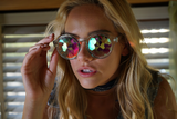 KALEIDOSCOPE GLASSES - CRYSTAL LENS - BLUE - FUTURE EYES